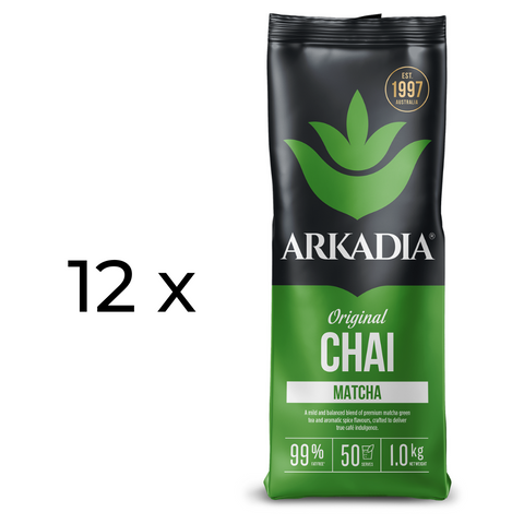 12kg Arkadia Chai Tea Matcha (Green Tea)