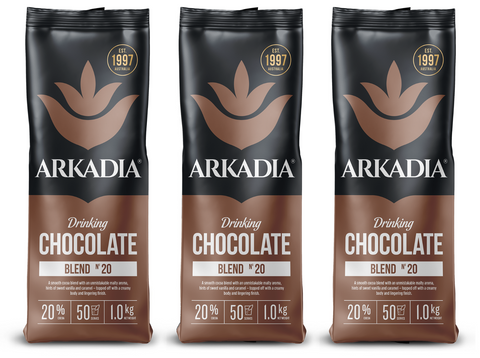 3kg Arkadia Drinking Chocolate (20% Cocoa)