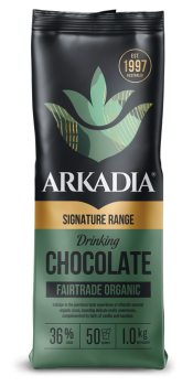 1kg Arkadia Fairtrade Organic Drinking Chocolate (100% Dominican Republic Cocoa)